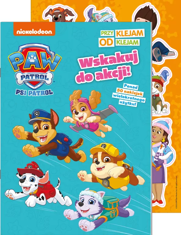 Psi Patrol. Przyklejam Odklejam. Wskakuj do akcji! - tantis.pl
