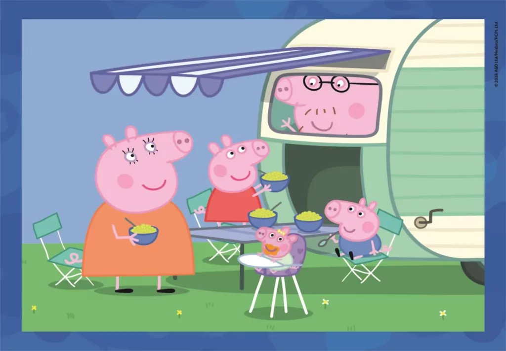Puzzle 4w1 Peppa Pig - tantis.pl