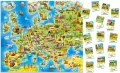 Mapa Europy z quizem. Puzzle 180 - tantis.pl