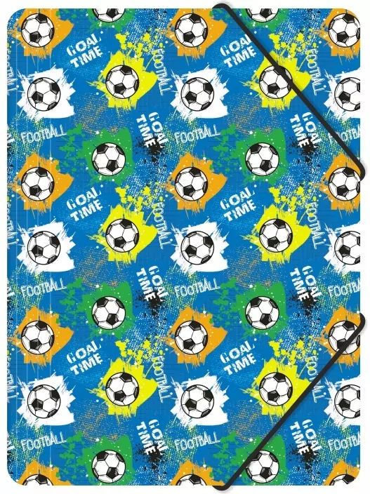 Teczka z gumką A4 pp z nadrukiem football - tantis.pl