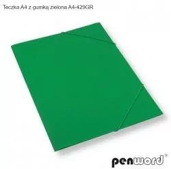 Teczka A4 z gumką zielona - tantis.pl