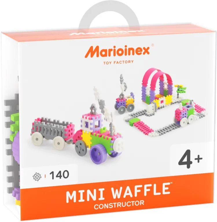 Mini Waffle Konstruktor 140. Różowy - tantis.pl