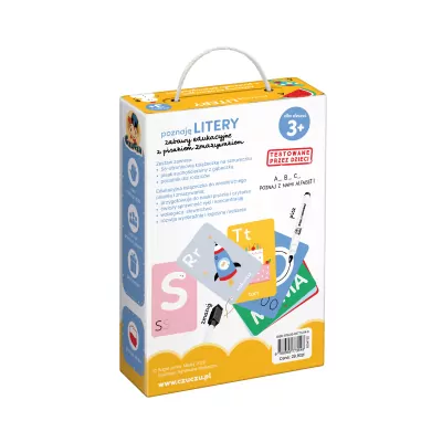 CzuCzu. Poznaję litery. Zabawy edukacyjne z pisakiem zmazywakiem 3+