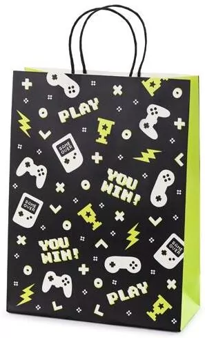 Torebka prezentowa Gamepad 10x24x32cm - tantis.pl