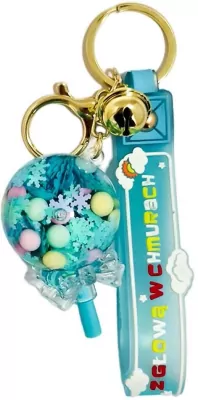 Brelok lizak. Niebieski