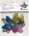 Dekoracje materiałowe motyle 48x36mm - tantis.pl