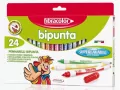 Flamastry Bipunta 24 kol FIBRACOLOR - tantis.pl