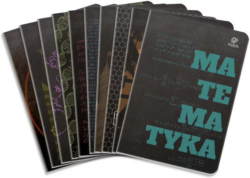 Zeszyt Black Pack. A5/64K. Zestaw 10 sztuk - tantis.pl