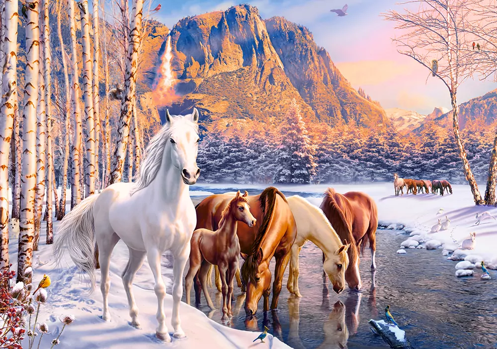 Puzzle 500. Winter Melt - tantis.pl