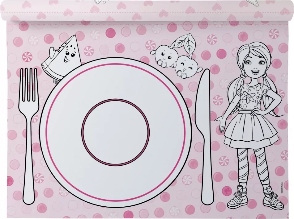 Podkładki pod obiadki. Barbie - tantis.pl