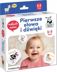 Kapitan nauka Maluch mówi Pierwsze słowa i dźwięki