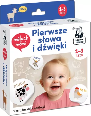 Kapitan nauka Maluch mówi Pierwsze słowa i dźwięki