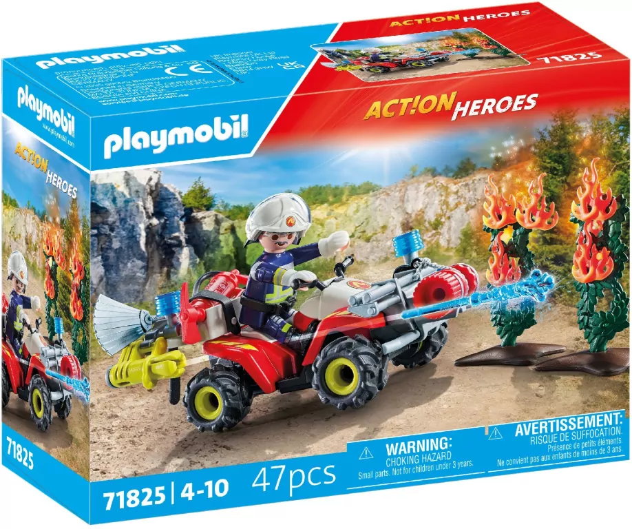 Playmobil Quad straży pożarnej w akcji 71825 - tantis.pl