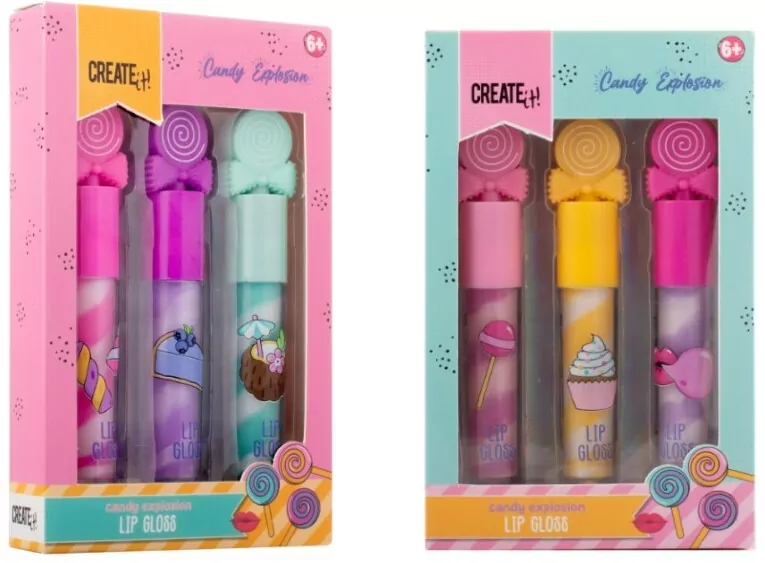 Zestaw błyszczyków Candy CREATE IT! - tantis.pl