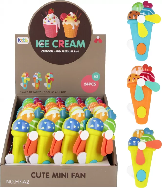 Wiatraczek Lody 14cm, Mix - tantis.pl