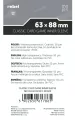 Koszulki na karty Rebel (63x88 mm) Corvus Inner Sleeve Light, 100 sztuk - tantis.pl