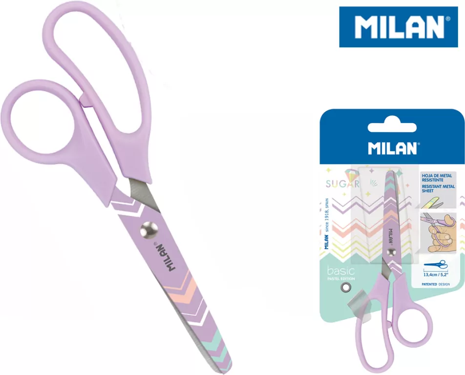 Nożyczki szkolne. Fioletowe - tantis.pl