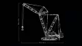 LEGO® Technic. Żuraw gąsienicowy Liebherr LR 13000. 42146 - tantis.pl