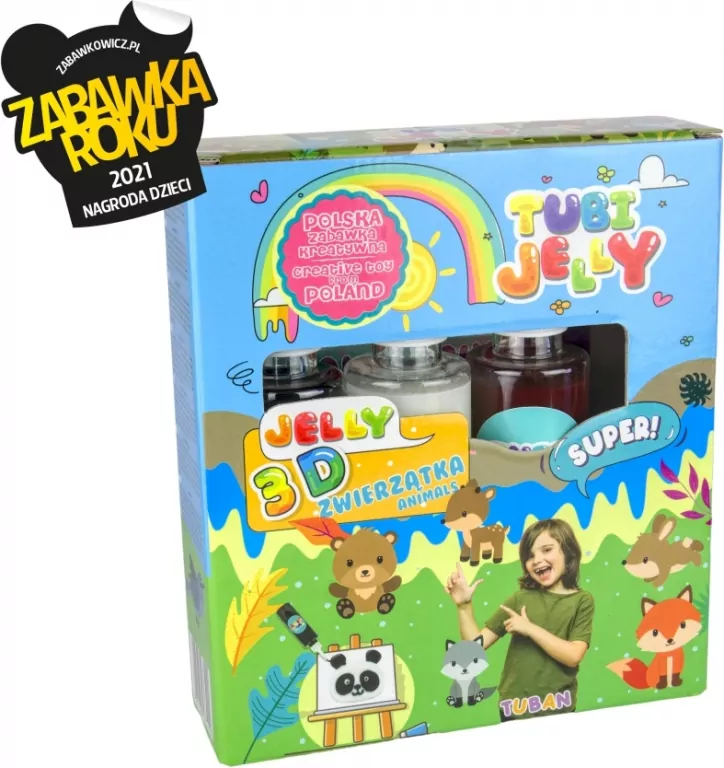 Tubi Jelly. Zwierzątka. 3 kolory - tantis.pl