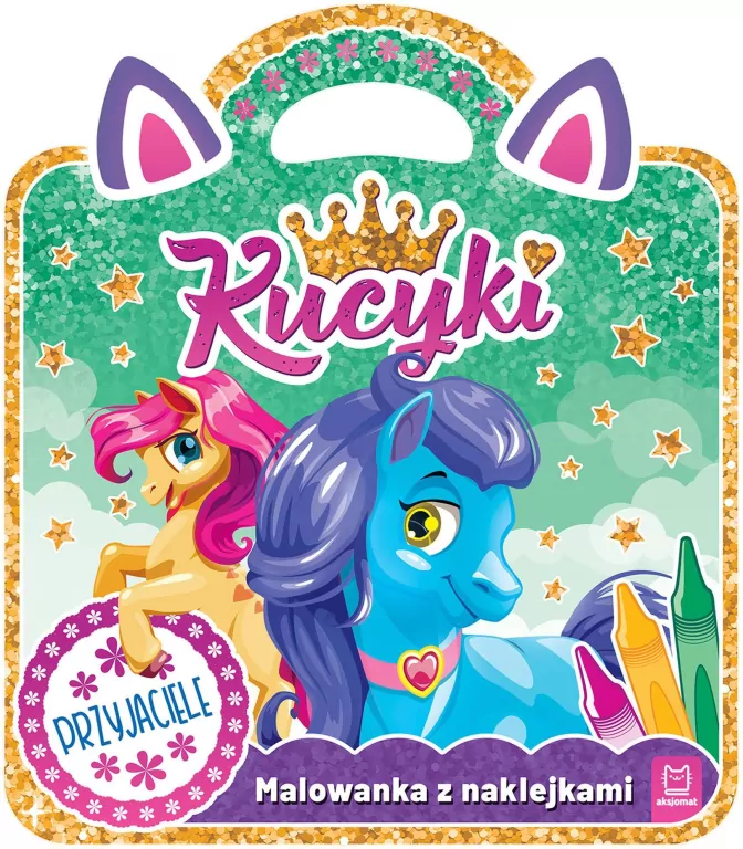 Kucyki. Malowanka z naklejkami. Przyjaciele - tantis.pl