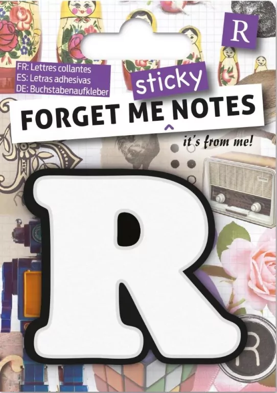 Notes. Kartki samoprzylepne litera R - tantis.pl