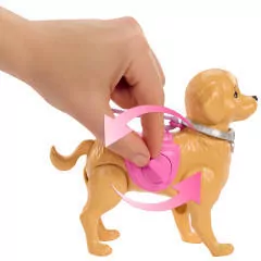 Barbie Spacer z pieskiem czyścioszkiem - tantis.pl