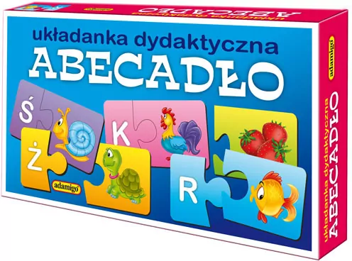 Abecadło. Układanka dydaktyczna - tantis.pl