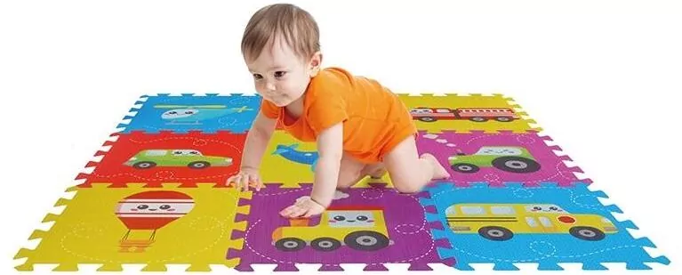 Pojazdy. Puzzle piankowe, 9 elementów - tantis.pl