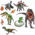 Naklejki wypukłe miękkie dinozaury mix - tantis.pl