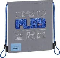 Worek na ramię Pixel szary