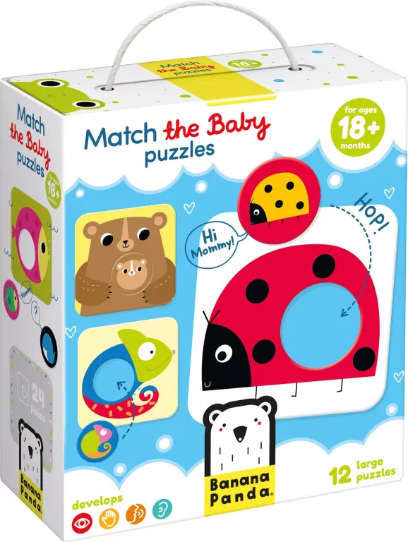 Match the Baby. Puzzles 18m+ - tantis.pl