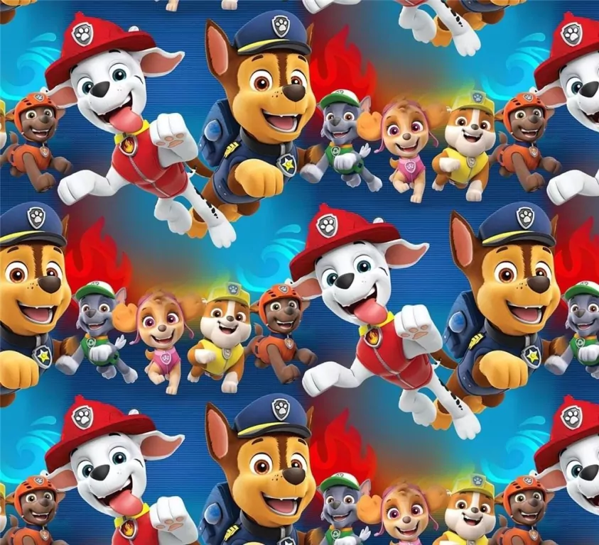 Poduszka Psi Patrol Team niebieski - tantis.pl