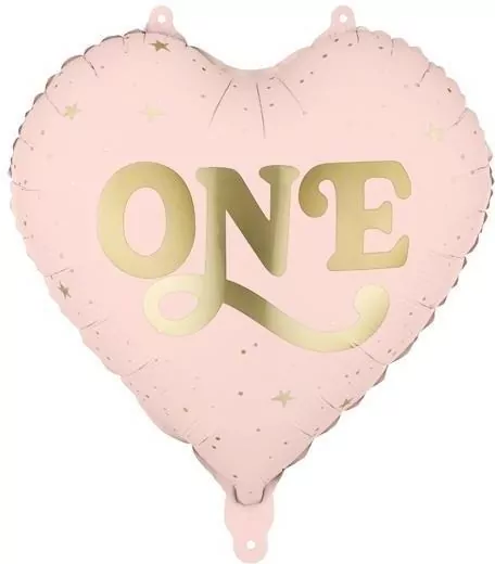 Balon foliowy Serce One 45cm - tantis.pl