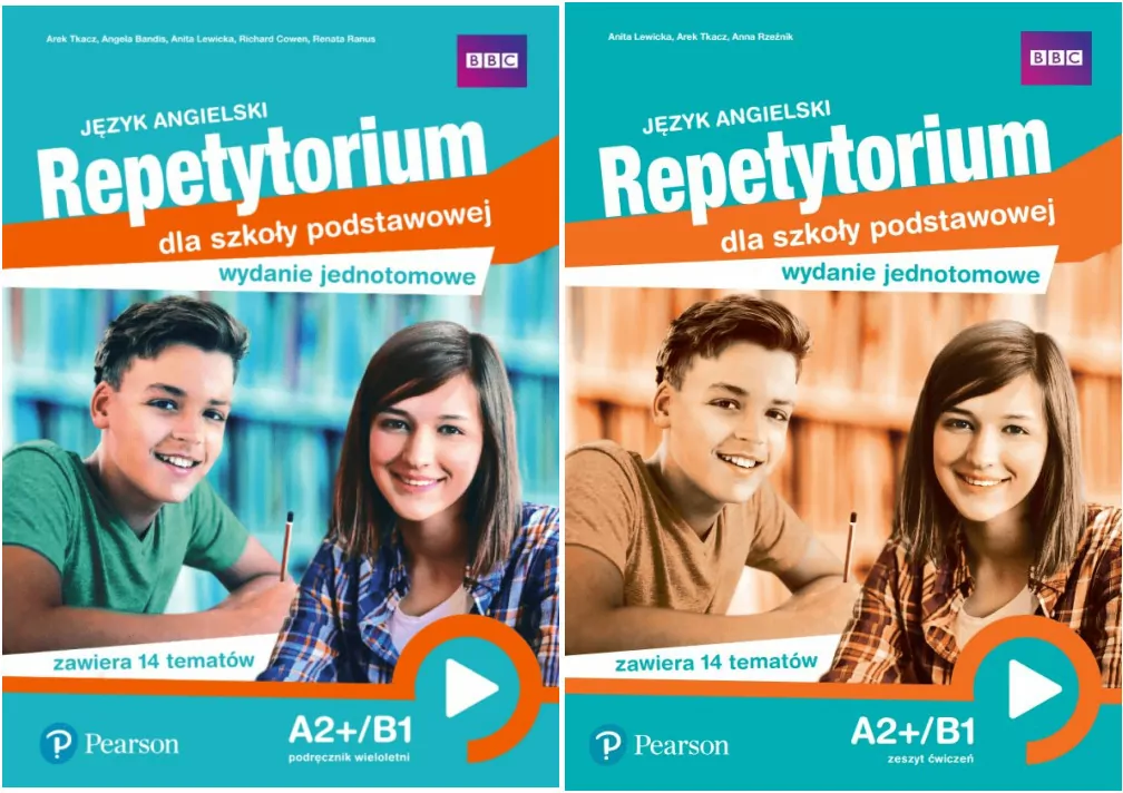 Pakiet: Język angielski. Repetytorium dla szkoły podstawowej. Podręcznik wieloletni / Zeszyt ćwiczeń. Poziom A2+/B1 - tantis.pl
