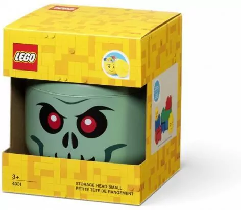 LEGO(R) pojemnik główka small - green skeleton - tantis.pl
