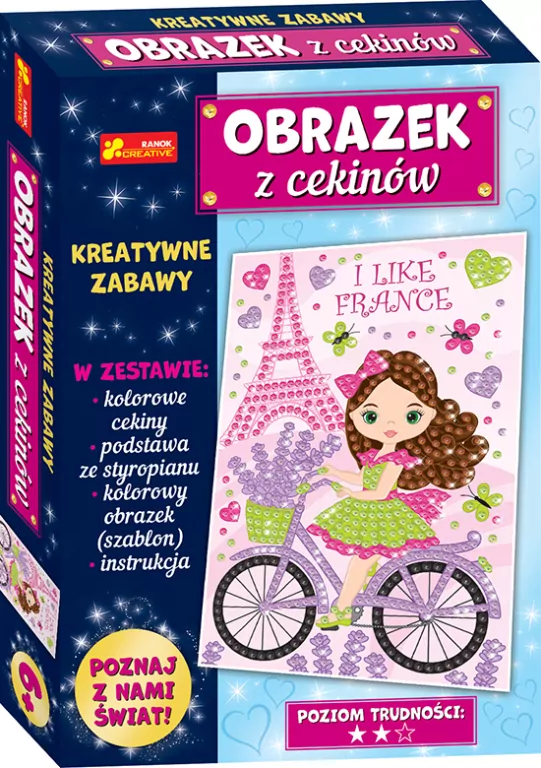 Obrazek z cekinów. Podróże małe i duże. Francja - tantis.pl