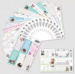 Nalepki na zeszyt. Best friend