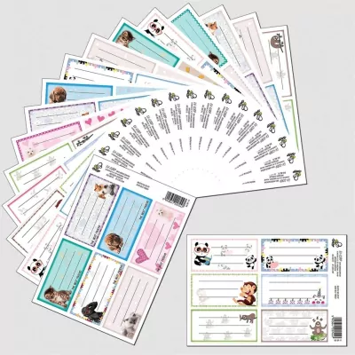 Nalepki na zeszyt. Best friend