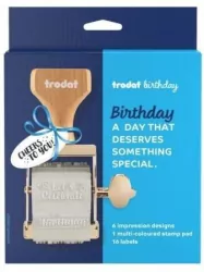 Stempel z hasłami Birthday