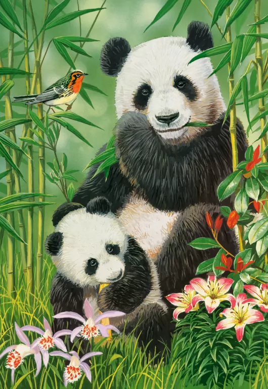 Puzzle. Panda Brunch, 1000 elementów - tantis.pl