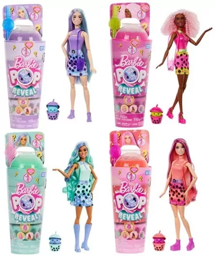 Barbie Pop Reveal Lalka Jagoda Bubble Tea - tantis.pl