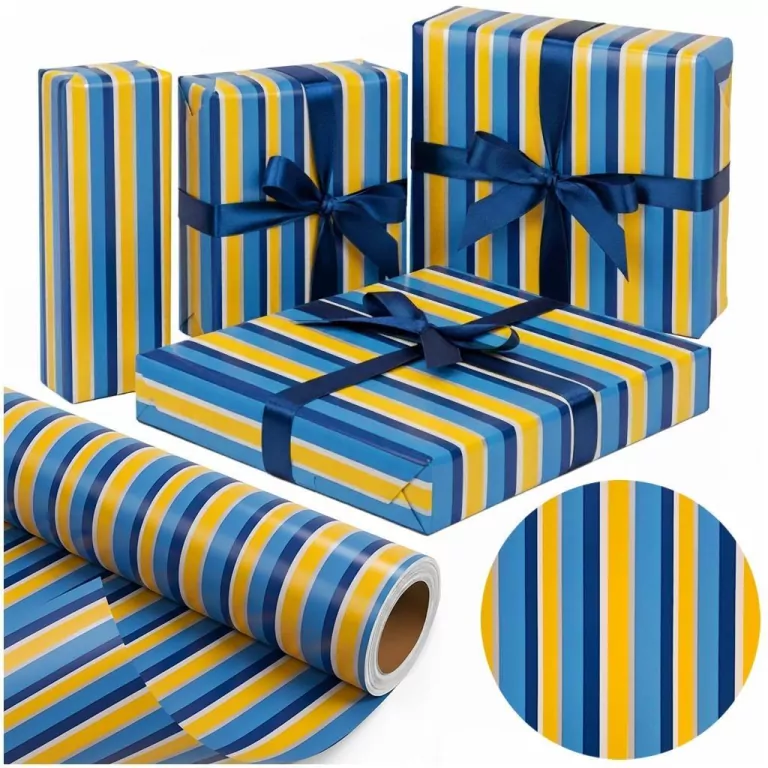 Papier ozdobny Morskie Pasy X-Strong 38cmx20m - tantis.pl