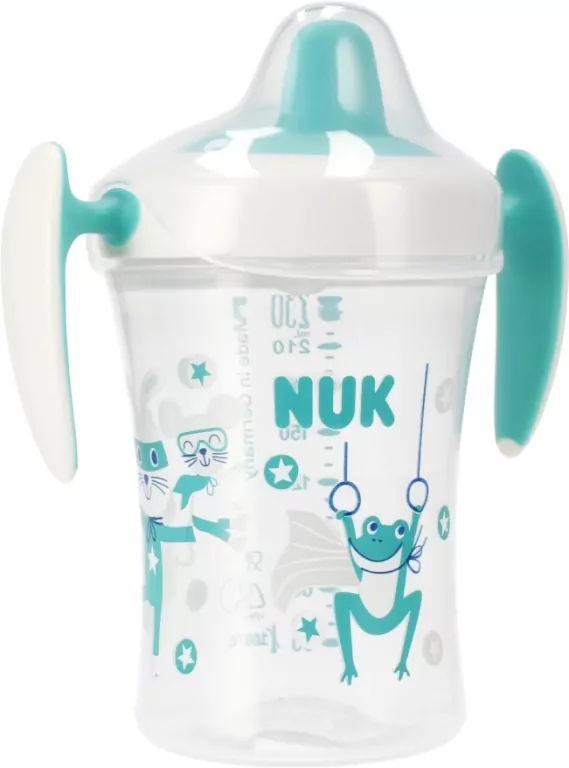 NUK. Trainer Cup. Kubek niekapek 230ml. 6 miesięcy. Żabki - tantis.pl