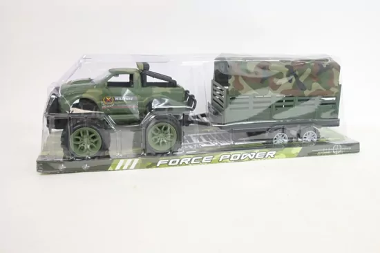 Jeep wojskowy z przyczepą 363F-11 10604