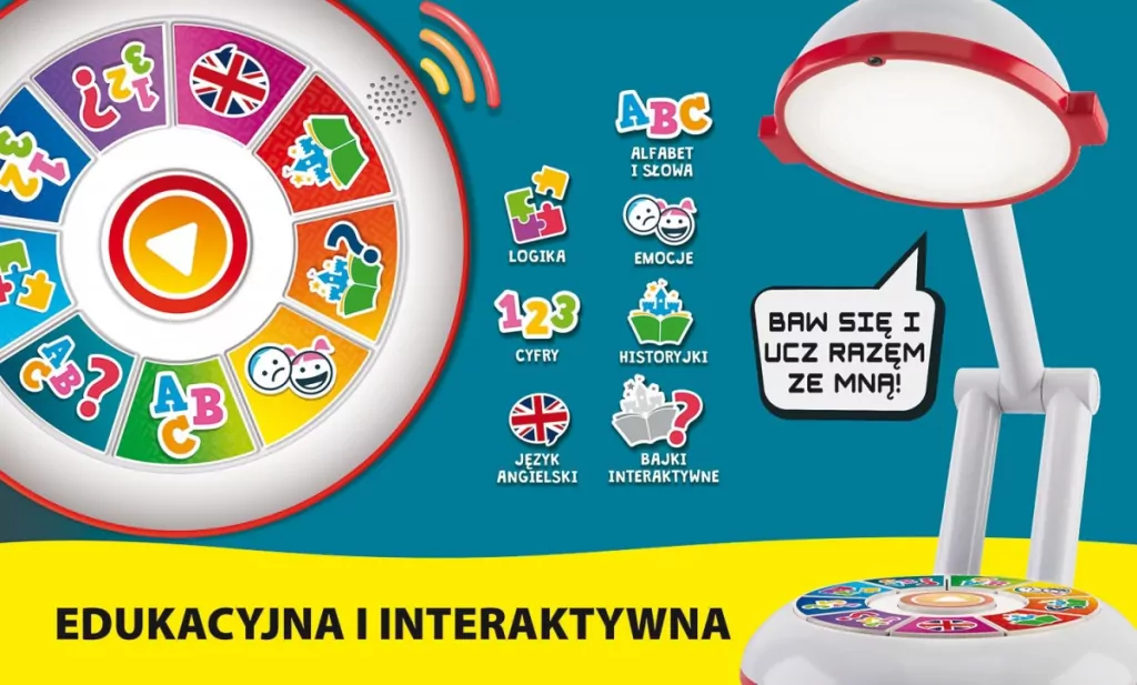 Lisciani. Moja Lampka Edukacyjna interaktywna - tantis.pl
