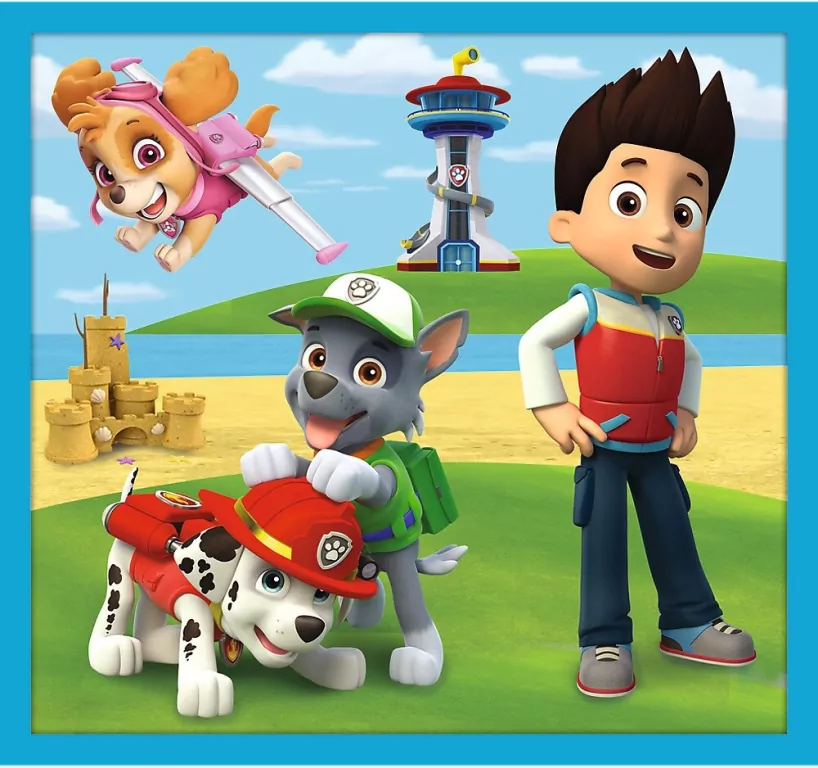 Psi Patrol. Puzzle 10w1 - tantis.pl