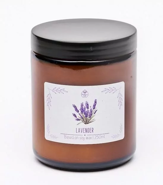 Świeczka zapachowa Lavender 250ml - tantis.pl