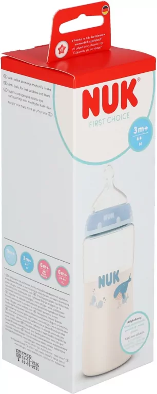 NUK. First Choice. Butelka. 300 ml. 3 miesięcy - tantis.pl