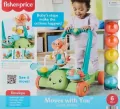Fisher-Price Aktywizujący Żółw Chodzik-Pchacz 2w1 - tantis.pl