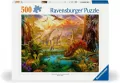 Puzzle 2D: Świat dinozaurów 500el - tantis.pl